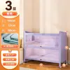 Estantería de Acero para el Hogar Estantería Infantil con Puerta Vidrio a Prueba de Polvo Vitrina Hecha a Mano Armario de Hierro Taquilla de Almacenamiento