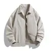 Jaqueta Casual, Respirável, Estilo Americano, Nova Blusa Casual de Primavera e Outono, Casaco Solto, Gola Lapela, Marca Tendência, Jaqueta Masculina Retrô