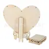 Nuevos Adornos Artesanales de Madera Boda Decoración Lugar de Boda Adornos de Madera Letrero de Amor Mesa de Registro Venta al por Mayor