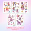 Sereia-Brilhante Hailey/Bolha Subaquática/Pônei Arco-Íris/Terra dos Sonhos Glitter Colorido Adesivo para Tatuagem