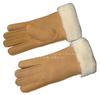 Luvas Quentes de Inverno para Exterior para Homens e Mulheres de Couro de Peça Única Lã de Ovelha Genuína para Esqui