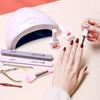 Ferramenta de arte para unhas Elano cola liberação anti-transbordamento caneta de esponja dupla caneta de relevo de silicone bloco de tofu para esmalte