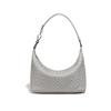 Bolso de Hombro Nuevo Estilo Hobo Bolso Tejido Original para Mujer Bolso de Nicho Lingge Forma de Empanada Bolso de Hombro Simple de Color Sólido de Alta Calidad