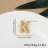 Distrito Lu Transfronterizo Nuevo 26 Colgantes de Alfabeto Inglés Accesorios para Collar Moda Cobre Chapado Circonita Colgante Joyería