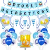 Set de Globos Día de la Cerveza Escena del Día de la Cerveza de Múnich Arreglo de Pancarta Globo de Látex de 12 pulgadas Fiesta de la Cerveza