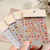 Serie de Pegatinas para Uñas Estilo Año Nuevo como Hierro, con Fuegos Artificiales Lindos en Relieve, Caracteres de la Suerte, Sobres Rojos y Pegatinas Auspiciosas para Uñas