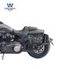 El lobo muscle car es adecuado para Harley fat 114 bolsa lateral caja lateral retro para envolver marco de liberación rápida impermeable bolsa para casco