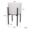 Tubang Creative Home Sala de estar Varanda Suporte de flores de chão Moderno Simples Ferro Verde Vaso de Flores Stand Atacado