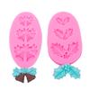 Set Navideño de Repostería Transfronteriza Calcetín Navideño Árbol de Navidad Alce Trineo Copo de Nieve Campana Hoja de Acebo Decoración Navideña