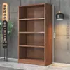 Estantería de Piso Estante de Almacenamiento de Pie Contra la Pared Mueble de TV Gabinete de Almacenamiento Sala de Estar Múltiples Niveles Hogar Espacio Estrecho Esquina Libro