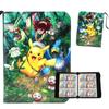Fabricante Venta al por Mayor Transfronteriza Libro de Cartas Pokemon 4/9 Rejillas de Palacio Pokemon PU Cuero Cremallera Libro de Almacenamiento de Cartas