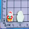 Mini Caja de Regalo de Doble Capa Reno Copo de Nieve Muñeco de Nieve Guantes para Personas Mayores Manicura Pasador Cuerda para el Cabello Accesorios de Resina DIY