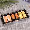 Caja de sushi, caja de plástico desechable, caja de embalaje para llevar, caja transparente, caja de ensalada de frutas, bandeja para frutas y verduras, bandeja blíster de fábrica