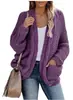 Otoño/Invierno 2026 Comercio Exterior Transfronterizo Nuevo Llegada Amazon Tallas Grandes Cordón Tejido Grueso Cárdigan Abrigo Suéter Mujer