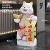Decoración de Entrada Gato de la Suerte Regalo para Amigos, Regalo de Inauguración, Adorno para Generar Dinero para Recepción de Empresa, Decoración Gato de la Fortuna