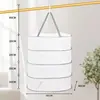 Red de Secado para Rábano y Pescado Secado al Sol, Tendedero Plegable para Ropa, A Prueba de Moscas, Red de Secado de Alimentos para el Hogar, Red de Secado de Verduras Plegable para Exteriores