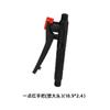 Pulverizador de mochila agrícola plástico empuñadura interruptor paso directo un punto rojo accesorios pulverizador mango interruptor