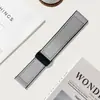 Adequado para Novo Huawei Gt5 Xiaomi S4 Pulseira 9 Pro Samsung Watch6 Magnético Padrão Cavalo Maluco Couro Silicone Pulseira