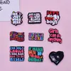 Nueva Frase Inspiradora Joyería Pegatinas Decorativas Accesorios Hechos a Mano DIY Pasador Funda para Teléfono Móvil Parche de Pegamento Suave de PVC Texto