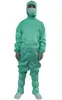 Ropa libre de polvo Clase 100, suministro directo de fábrica, mono con capucha de apertura lateral para sala limpia, ropa de trabajo antiestática y a prueba de polvo con patrón de rejilla