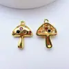 Pingente de zircônia microincrustada banhado a cobre, cor duradoura, pingente DIY para pulseira, colar, material artesanal, acessórios de joia