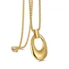 Accesorios de Colgante Europeos y Americanos de Acero Inoxidable Elegantes y Discretos, Cadena para Suéter de Otoño e Invierno, Joyería Popular Transfronteriza, Acero Inoxidable Que No Se Desvanece
