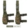 Pantalones de camuflaje militar Lupu cs con cintura oculta, bolsa para pierna de pistola colgante, bolsa para pierna de pistola táctica de extracción rápida tornado para deportes al aire libre