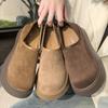 Zapatos Birkenstock de Suela Gruesa de Doble Uso para Mujer, Nuevo Estilo Primavera 2026, Mocasines Planos Birkenstock Originales y Lindos de Cobertura Total, Mules Retro Versátiles de Punta Cerrada