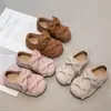 Zapatos Simples de Cuero de Color Sólido para Niños Verano 2025 Niñas Lazo Niñita Birken Zapatos Individuales Suela Suave Zapatos de Princesa