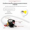 Medidor de detecção de vazamento de manutenção de pressão do tanque de água do carro detector de vazamento teste do sistema de refrigeração do carro ferramenta de enchimento e pressurização do tanque de água