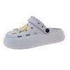 Zuecos de Dopamina para Mujer Verano Ropa Exterior 2025 Nuevo Playa Suela Gruesa Antideslizantes Antiolor Eva Chanclas de Dedo