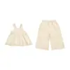 Conjunto de Niña 2026 Nuevo Estilo Coreano Moda Jacquard Conjunto de Tirantes Conjunto de Dos Piezas de Verano para Niñas Jóvenes