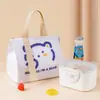 Bolso térmico, bolsa de almuerzo para oficinista, bolsa de almuerzo de dibujos animados creativos, bolsa de almuerzo para estudiante, bolsa de gran capacidad, bolsa para lonchera estilo coreano