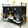 Cortina para Cama de Dormitorio Cortina Opaca para Estudiantes Cortina para Cama Superior Cortina para Cama Superior e Inferior Tela de Cerramiento para Cama de Mujeres Cama de Dormitorio Cama de Hombres Cortina para Cama Superior e Inferior