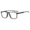 Lentes de lectura unisex anti-luz azul para personas de mediana edad y mayores, de alta definición, moda 2024, lentes de caja, montura deportiva, montura óptica