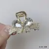 Nuevo Pasador Dorado con Forma de Mariposa 2025 para Mujer, Pinza Tiburón Electroplateada Estilo Coreano para la Parte Trasera de la Cabeza, Accesorio para el Cabello Estilo Dulce para Recogidos