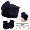 Gorro fetal para recién nacido gorro con lazo para bebé gorro cálido de moda para bebé 15 colores guantes más gorro fetal