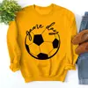 Suéter Amazon Simple Cuello Redondo 2025 Estilo Europeo y Americano Manga Larga Estampado Día de Juego Sudadera Holgada para Exportación