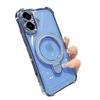 Adequado para Capa de Celular Iphone16 Suporte Magnético Galvanizado Airbag de Quatro Cantos Anti-Queda Capa Protetora Apple 15Promax