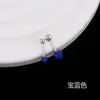 Brincos Rosqueáveis Atmosféricos da Moda Recomendados por Influenciadores com Strass Completo e Tachas de Argila para Dormir Sem Remover