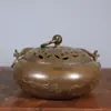 Quemador de Incienso de Cobre Puro al por Mayor para Fabricantes, Quemador de Incienso de Mano, Quemador de Incienso de Estilo Tradicional para Uso en el Hogar, Calentador de Manos Portátil