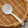Cuchara Grande Desechable para Sopa para Uso Doméstico, Cuchara Grande para Gachas con Mango Largo, Cuchara Pública Desechable de Plástico, Venta al por Mayor desde el Fabricante