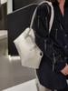 Bolsa de Couro de Vaca Novo Estilo Bolsa de Mão de Couro Genuíno Retro Simples de Alta Qualidade Bolsa Tote de Ombro/Axila para Mulheres