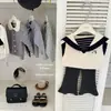 [Ropa Infantil Le'En] Diseño Original Otoño e Invierno Estilo Preppy para Niñas Chaleco Kt Pantalones de Campana Rayados Traje Estilo Princesa