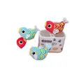 Pingente Fofo de Carpa da Sorte Criativo Pingente de Chaveiro de Pelúcia Carpa Pequena Coração de Menina Pingente Pequeno para Mochila Escolar