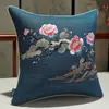 [Seleção] Almofadas Bordadas Personalizadas em Estilo Chinês para Uso Doméstico, Fronhas de Algodão e Linho, Enchimentos para Almofadas de Cama e Sala de Estar, Atacado Direto do Fabricante