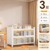 Estantería de Acero para el Hogar con Puerta Estantería para Libros Infantiles Armario de Almacenamiento para Sala de Estar Armario de Almacenamiento de Hierro a Prueba de Polvo Armario de Almacenamiento para Dormitorio