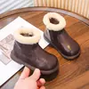 Zapatos casuales modernos y versátiles para niñas, nueva colección otoño/invierno 2026, suela suave, elegantes botas estilo Martin, botines de cuero para niños mayores