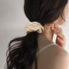 Anillo para el cabello con pliegues de tejido francés de estilo simple de Corea del Sur, anillo para el cabello con forma de intestino grueso, accesorio para el cabello con forma de bola, cinta para el cabello, cuerda para el cabello