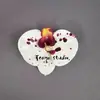 Cabeça de Flor de Orquídea Phalaenopsis Artificial, Textura de Película Impressa em 3D, Buquê Exquisito para Decoração de Casamento e Lembrança